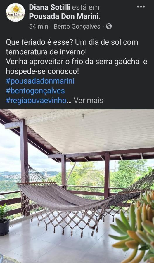 Pousada Don Marini Bento Gonçalves Esterno foto